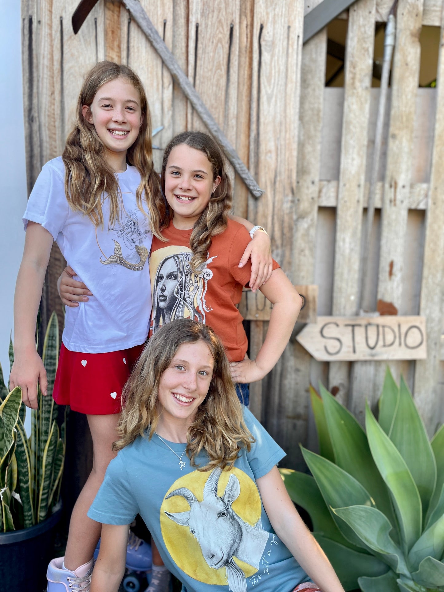 Goat t-shirt - copper