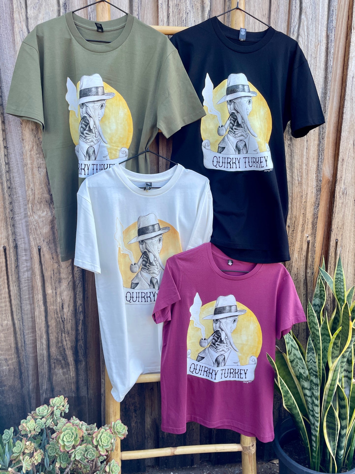 Quirky Turkey t-shirt - army