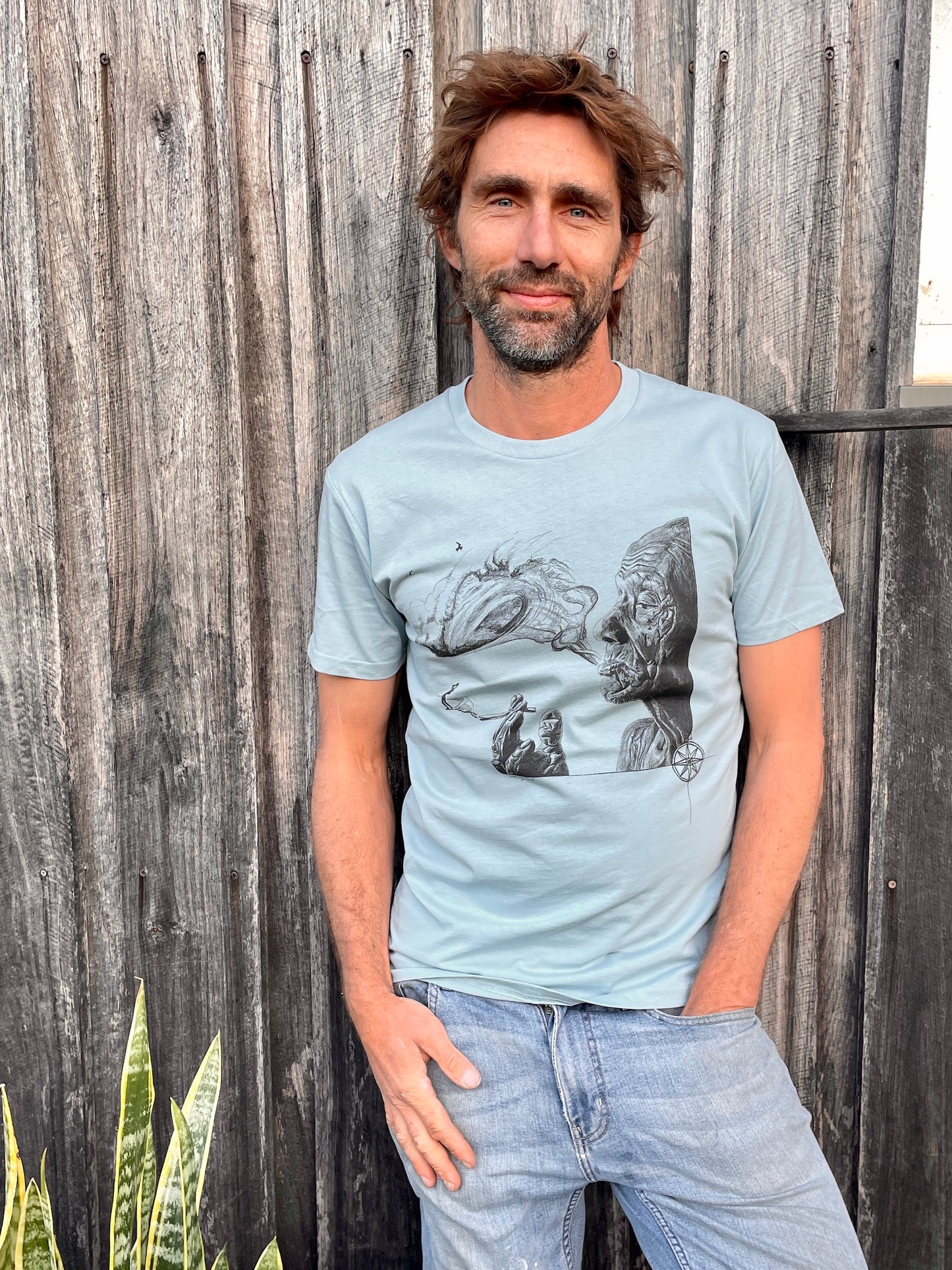 Smoking Barrels t-shirt - sand