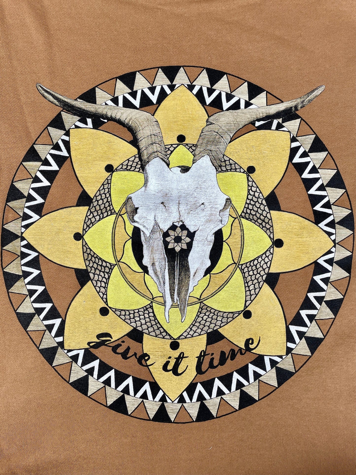 Give it Time hood - camel