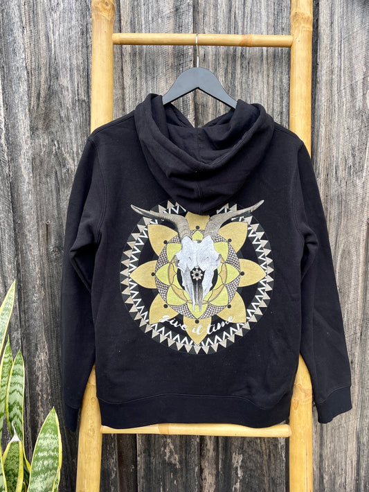 Give it Time hood - black