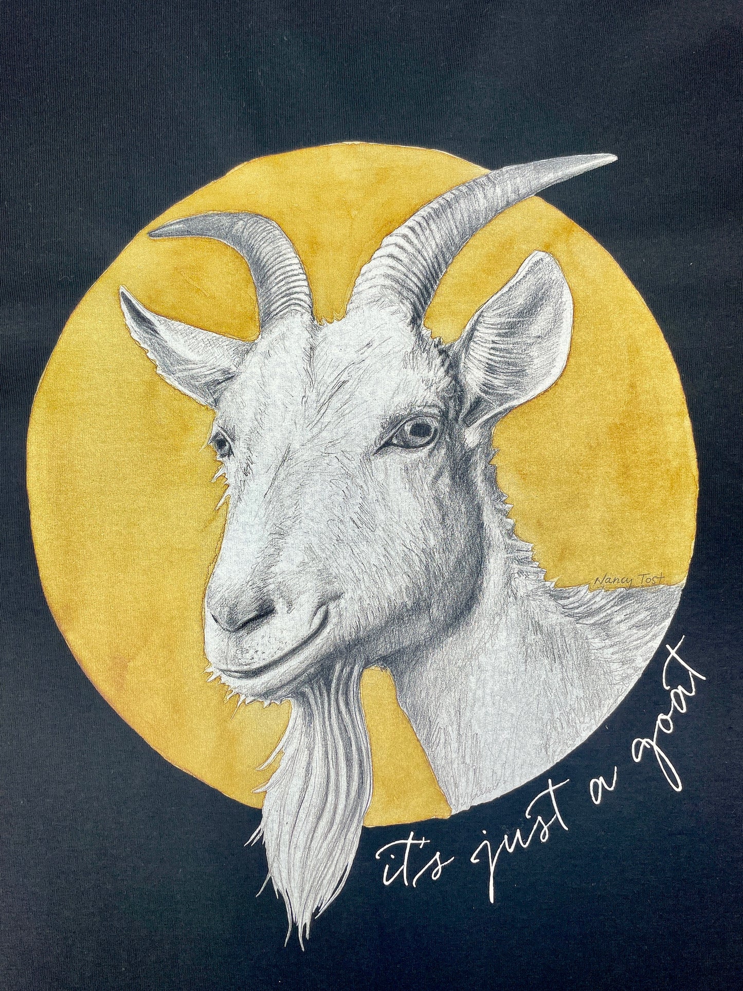 Goat t-shirt - black