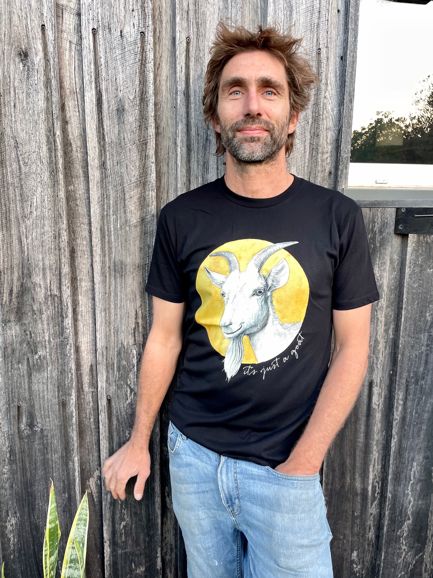 Goat t-shirt - black