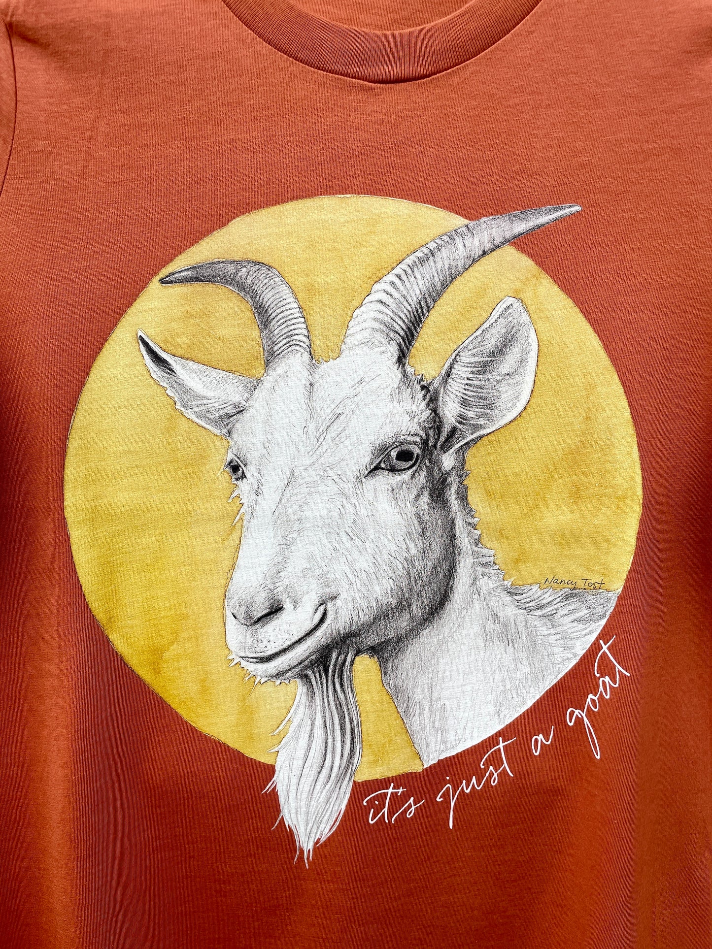 Goat t-shirt - copper