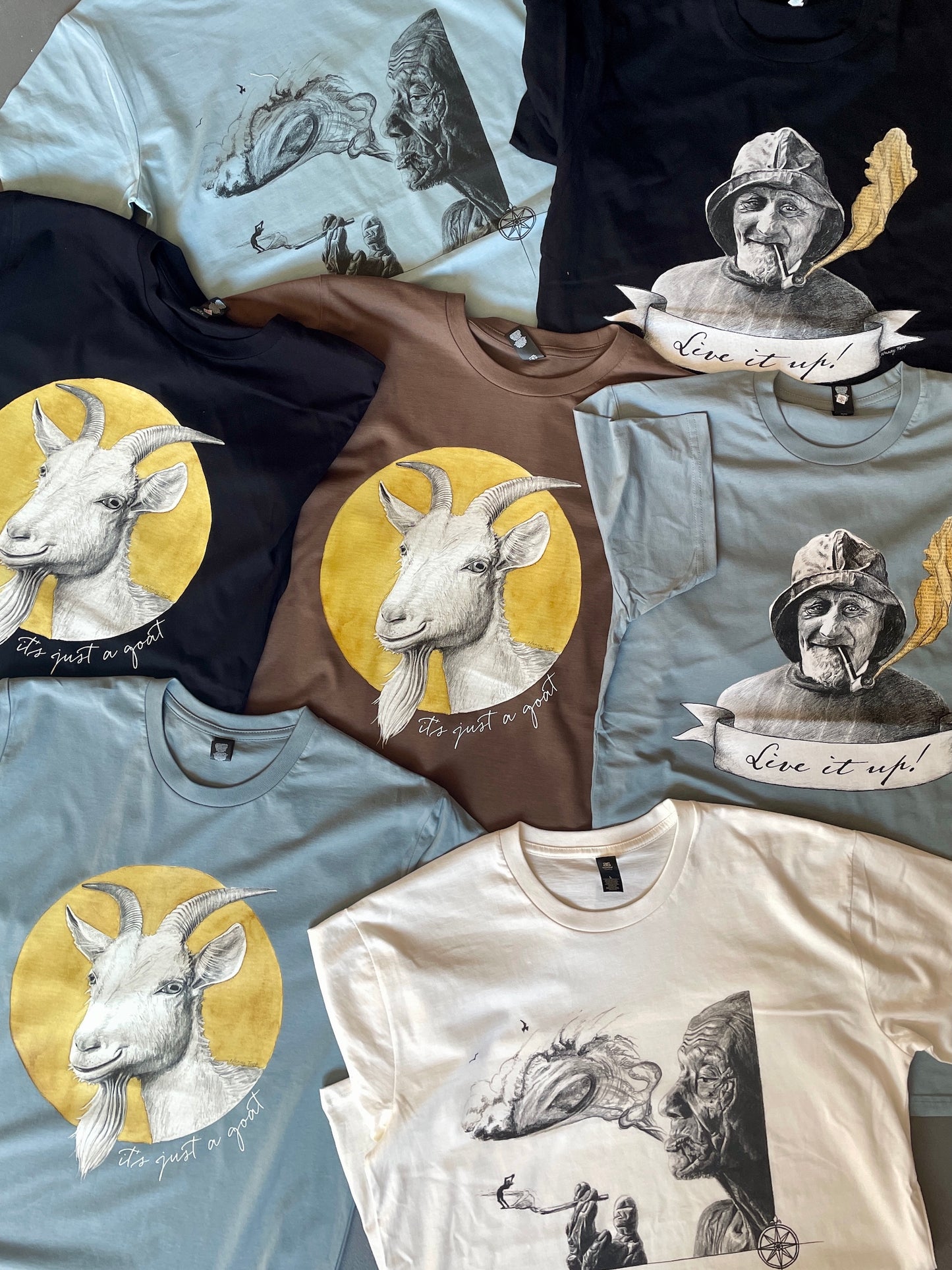 Goat t-shirt - black