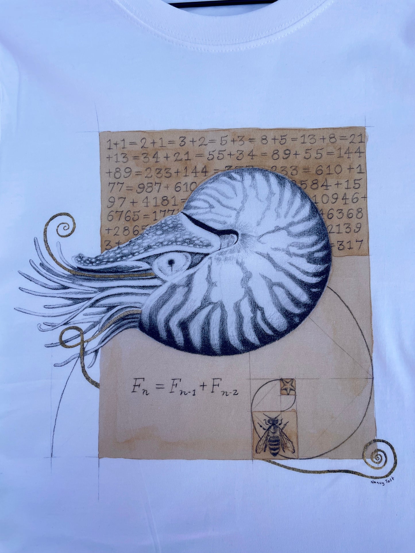 Nautilus t-shirt - natural