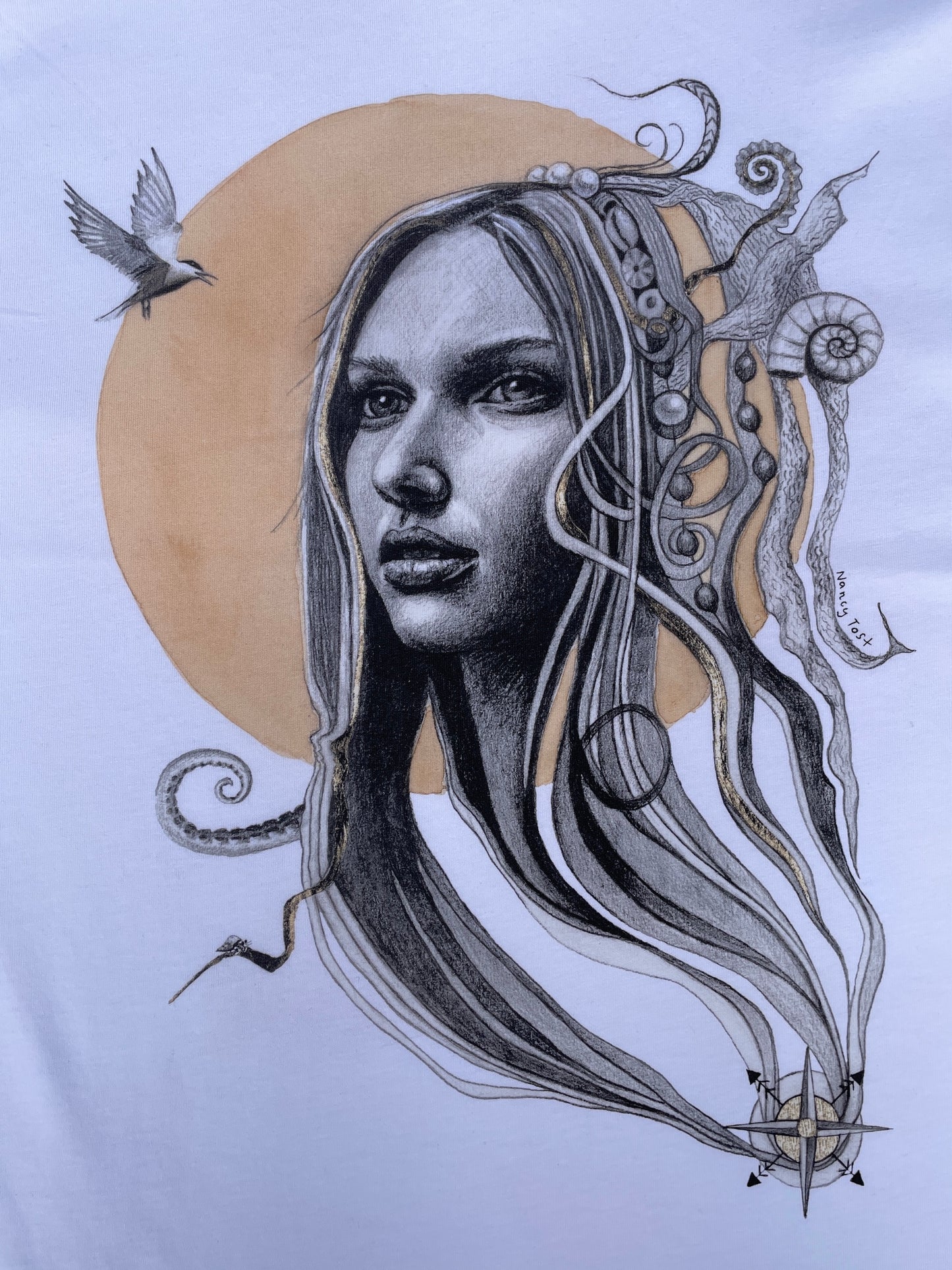 Sea Siren t-shirt - white