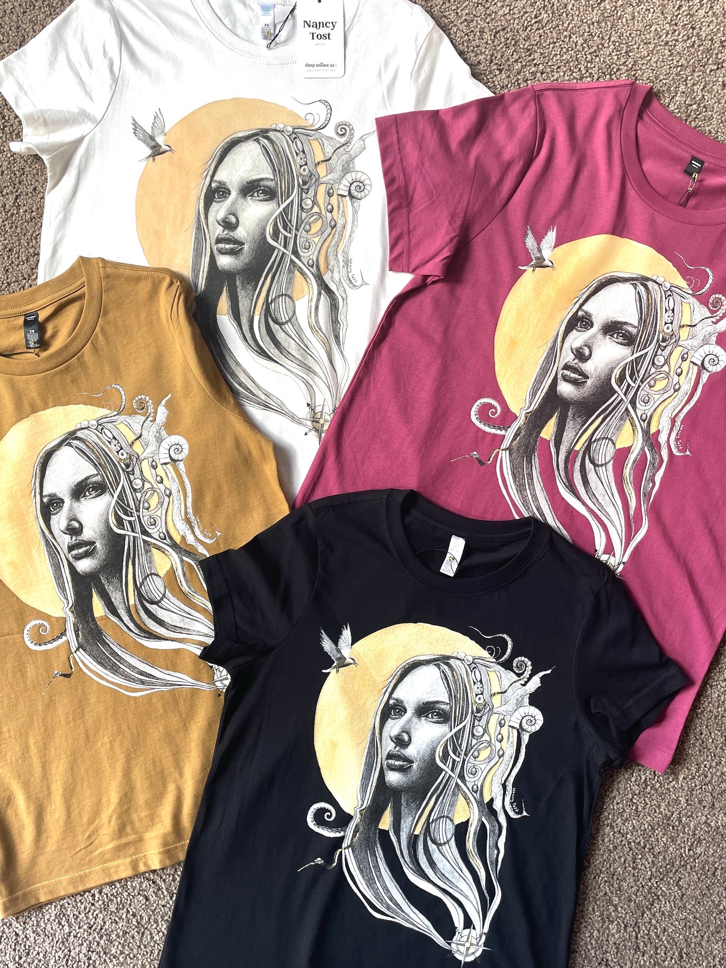 Sea Siren t-shirt - berry