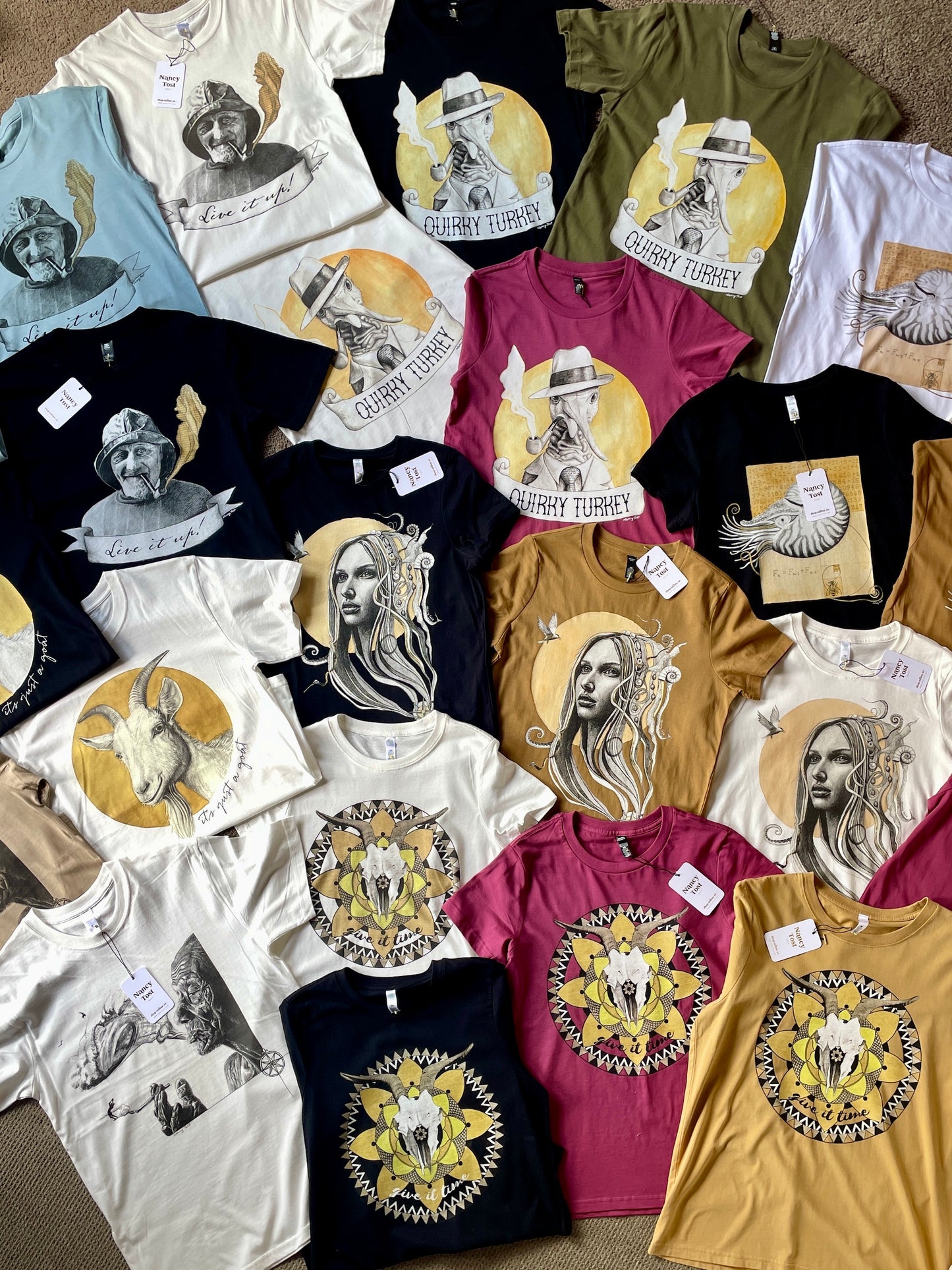 Sea Siren t-shirt - berry