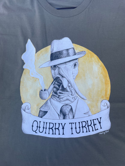 Quirky Turkey t-shirt - army