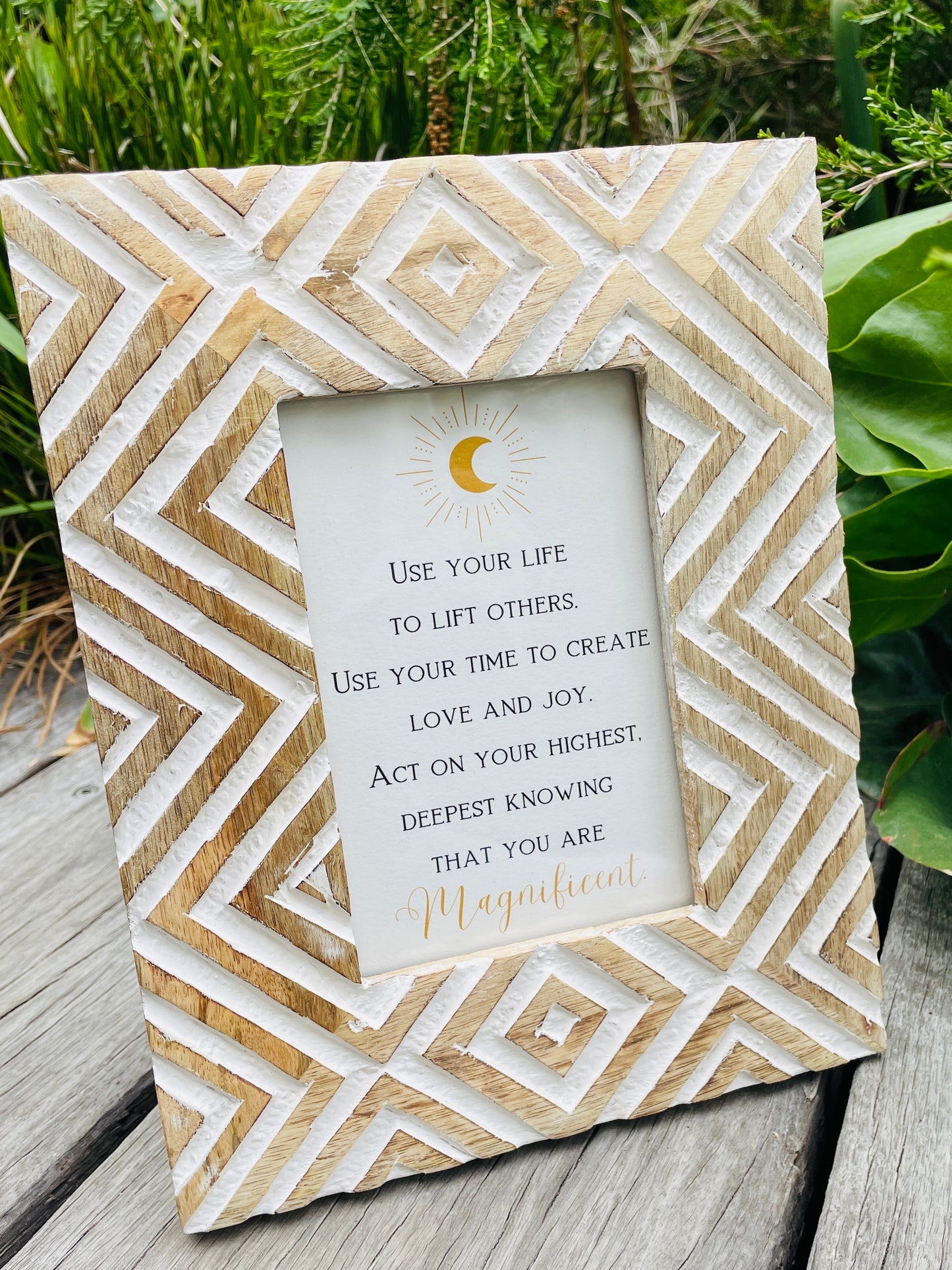 Framed affirmation