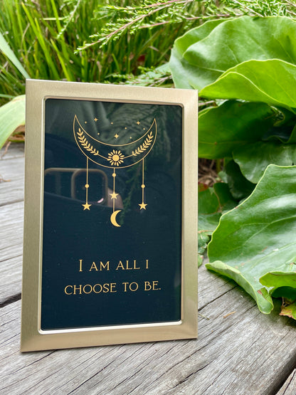 Framed affirmation