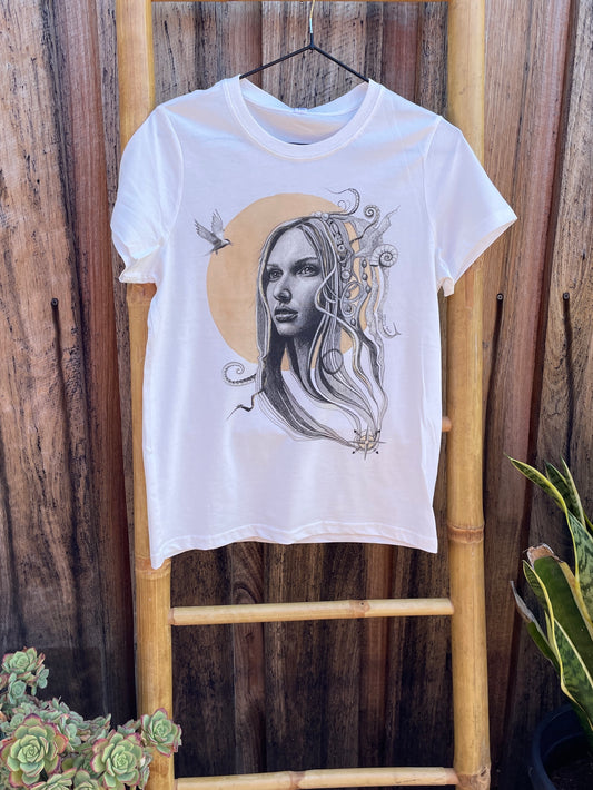 Sea Siren t-shirt - natural